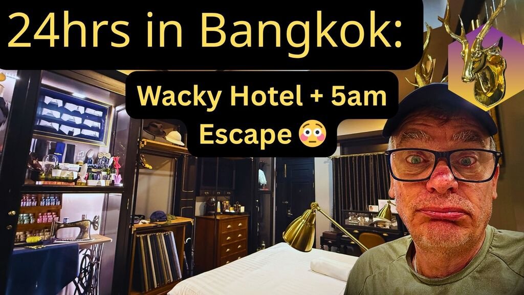 Explore 24 Hours in Bangkok in a wacky hotel eating street food.