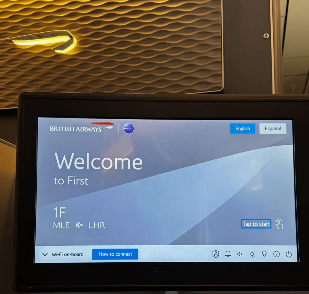 Flying First Class with British Airways is usually only possible with Avios Companion Tickets