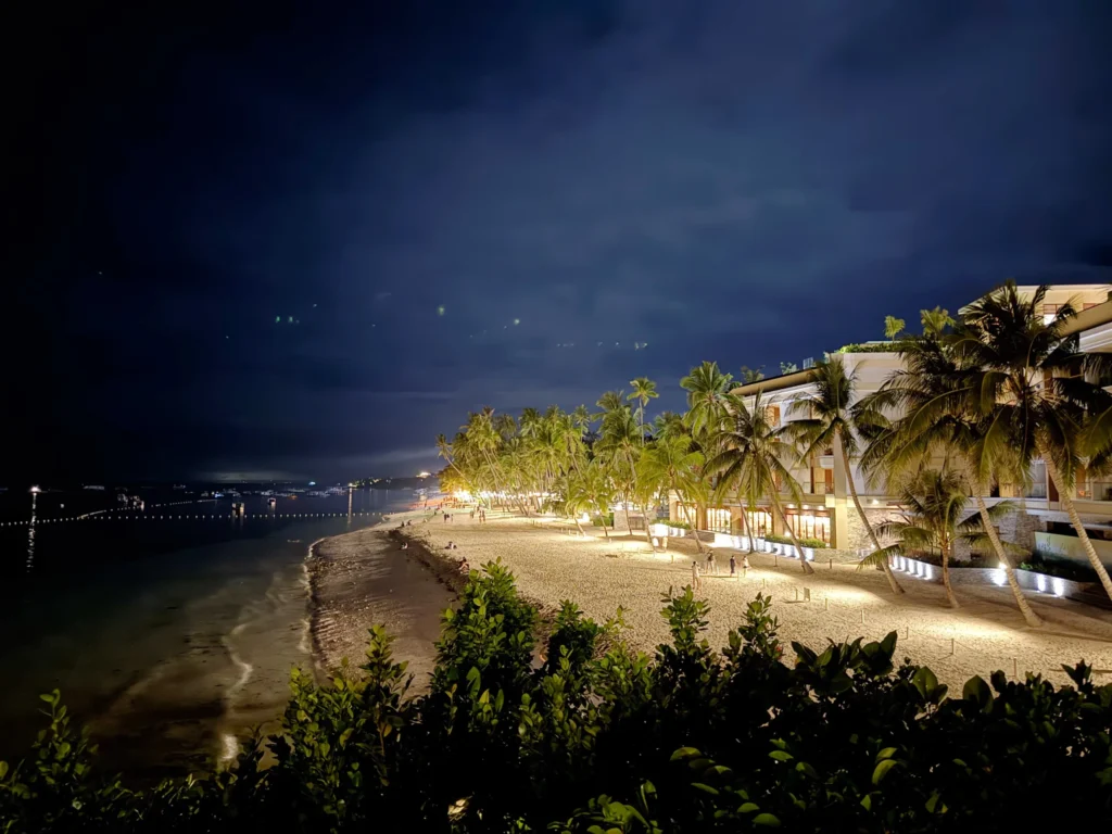 Alona Beach, Panglao Island, Philippines At Night