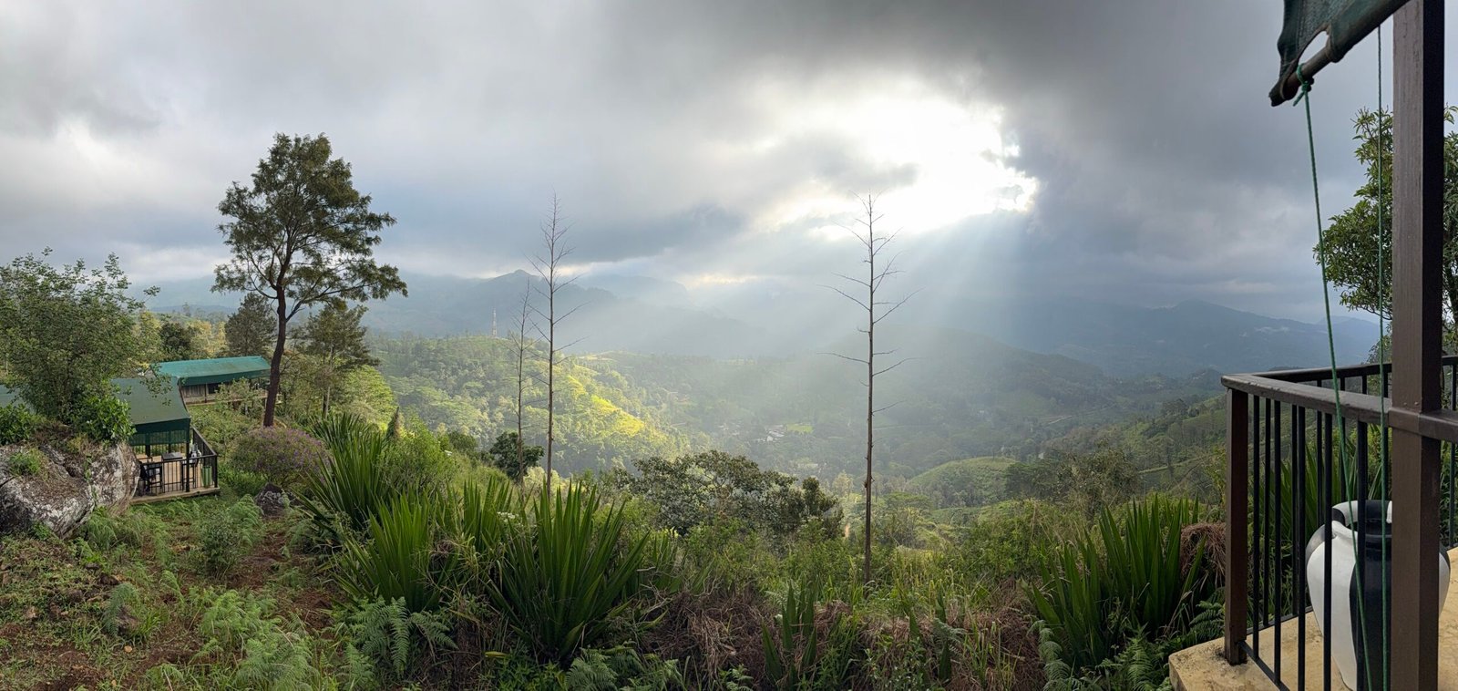 Madulkelle Eco Lodge View when the mist clears.
