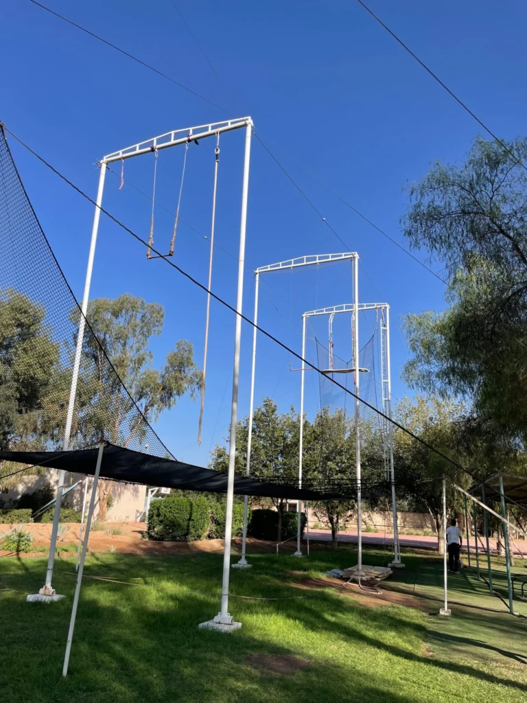 Trapeze Rig at Iberostar Waves, Palmeraie, Marrakech in Morocco.